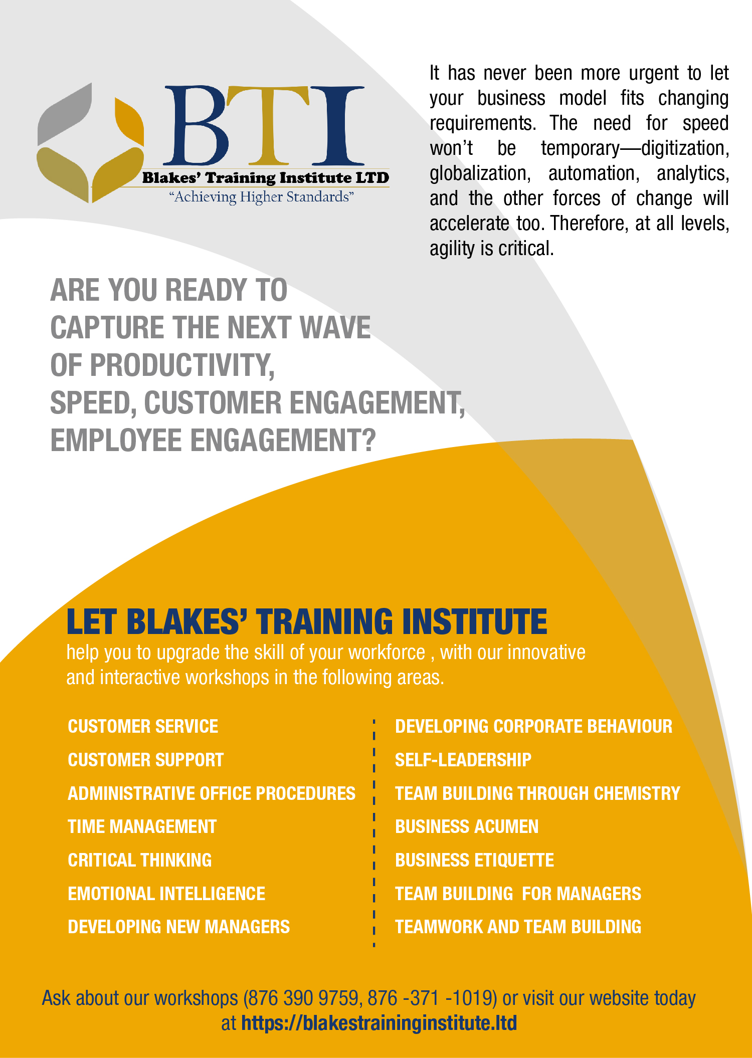 Blakes Training Institute corporate training
