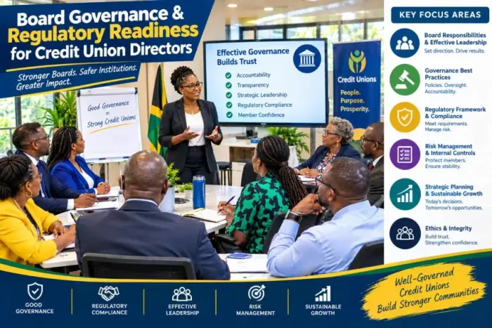 Board governance and regulatory readiness training for credit union directors