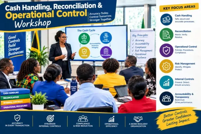 Cash handling, reconciliation and operational controls training for financial institutions