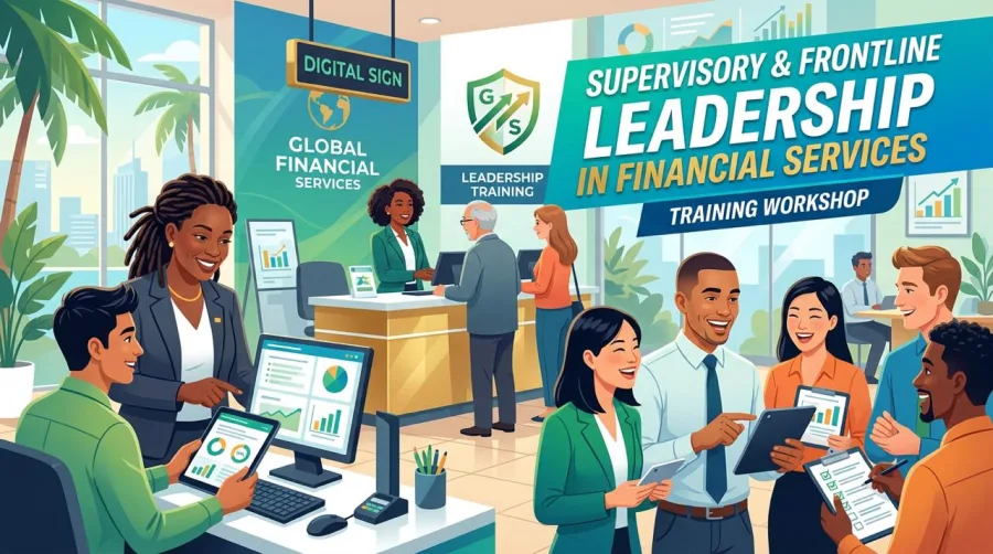 Frontline leadership and supervisory training for financial services teams